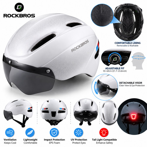 Rockbos bike helmet - helmet, magnetic