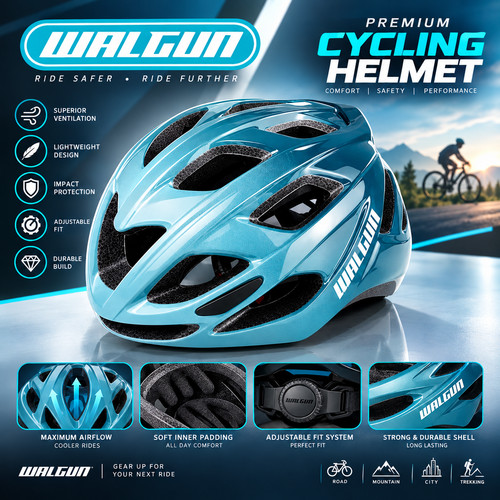 Ultralight adult bike helmet - ultralight,