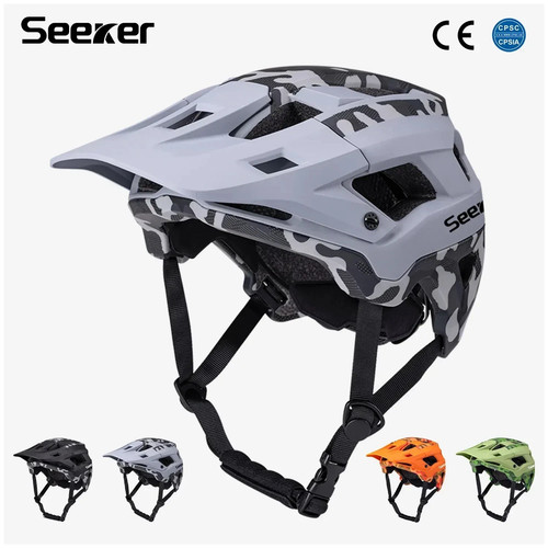 Seeker mtb cycling helmet camo - cycling,