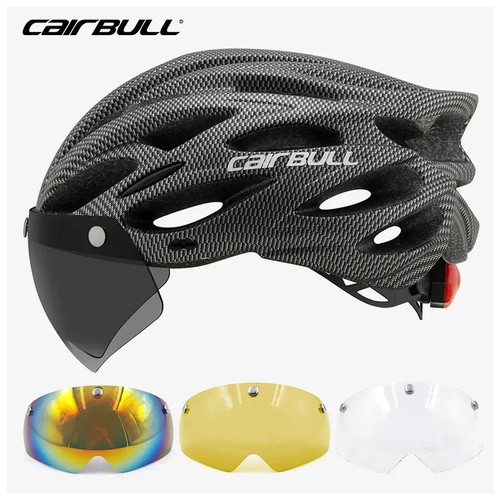 Aero road cycling helmet - road, led